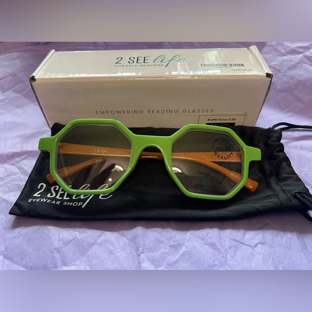 NWT 2.5 Readers (2 See life) green - Picture 3 of 6